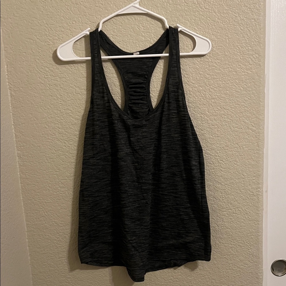 Lululemon Athletica Charcoal Racerback Tank Top